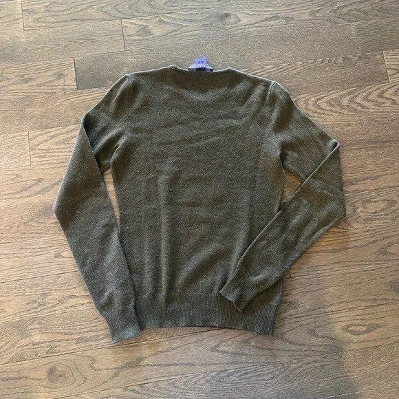 Ralph Lauren Sweater Women's Medium Brown 100% Cashmere Long Sleeve Purple Label - Picture 5 of 7